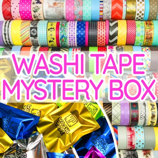 Washi Tape Set Lucky Dip Mystery Decorative Masking Tape Scrapbook DIY Craft