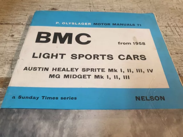 1958 - 1967 AUSTIN HEALEY SPRITE & MG MIDGET  Olyslager Motor Manual