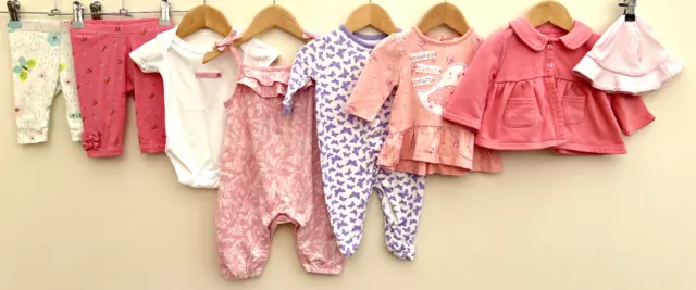 Pacchetto di abbigliamento per bambine età 0-3 mesi assistenza materna successiva primi giorni