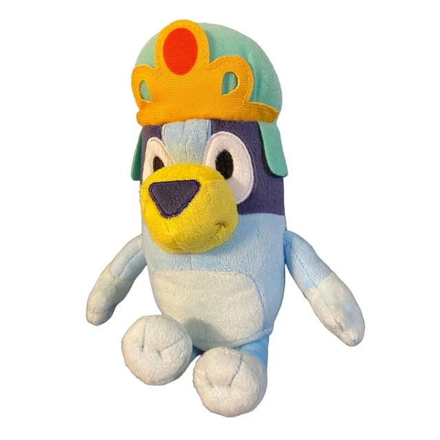 DISNEY KING BLUEY Plush from Bluey Friends 8”Stuffed Toy Moose Toys £11