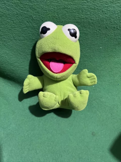 Vintage Kermit the Frog Plush 1980s McDonalds Character Toy Muppet Babies Toy