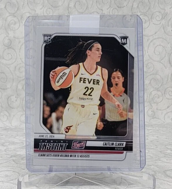 2024 Panini Instant Caitlin Clark Rookie Card – WNBA Assist Record Single Game 3 thumbnail image