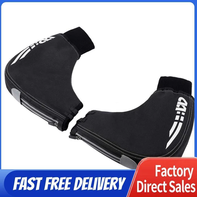 WEST BIKING Windproof Bike Handlebar Muffs Anti-Cold Handle Gloves (Black)