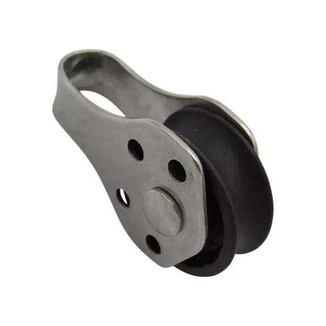 Stainless Steel Pulley Block with Nylon Sheave 25MM (Wheel Hoist Fixed Pull)