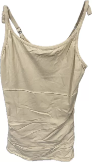 NWT NEW Maidenform Flexees Beige Shaping Cool Comfort Tank Top Cami Small B120