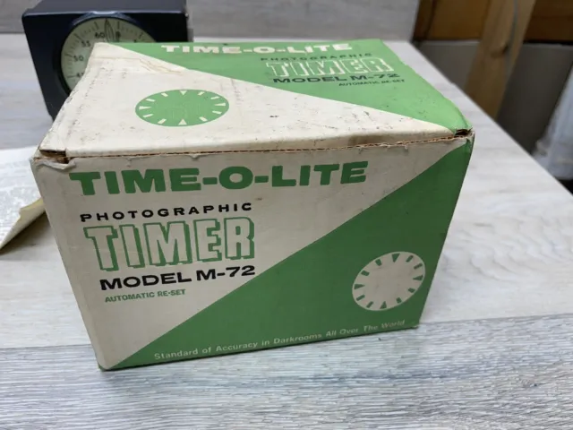 Industrial Master Time-O-Lite  M-72 Darkroom Timer Film Photography New Open Box