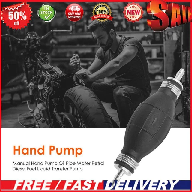 Manual Hand Pump Suction Oil Water Petrol Diesel Fuel Liquid Transfer Fuel Pump