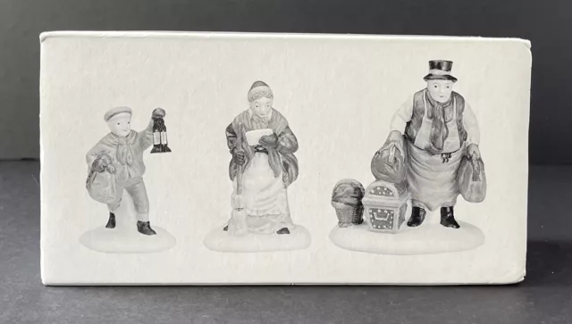 Dept. 56 Dickens Heritage Village Accessory “Come Into The Inn”# 5560-3 Set of 3