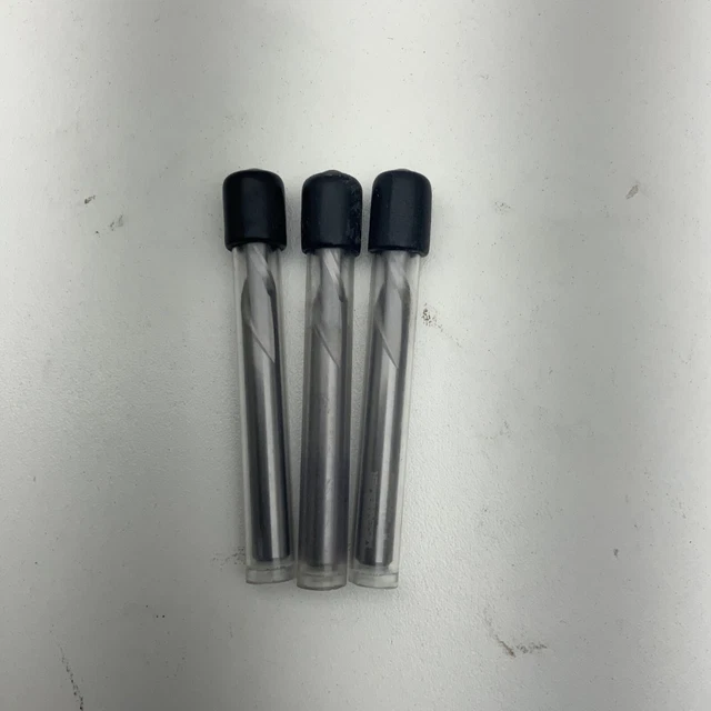 Three 110-0520 Misenheimer CNC Spiral Router Bits:  0.275" (1/4" Oversized Bit)