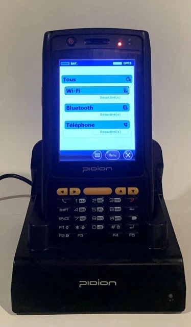 Pda Bluebird Pidion BIP-6000 BIP6000 Con Supporto E Caricabatteria Testato E IN