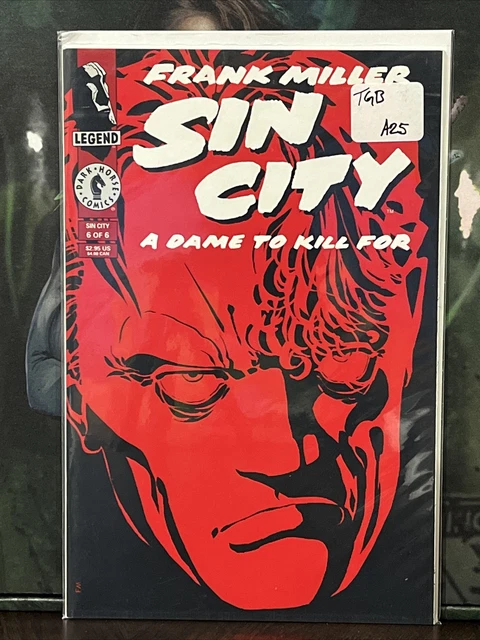 Sin City A Dame to Kill For # 6 (of 6) May 1994 Dark Horse Frank Miller - VF+