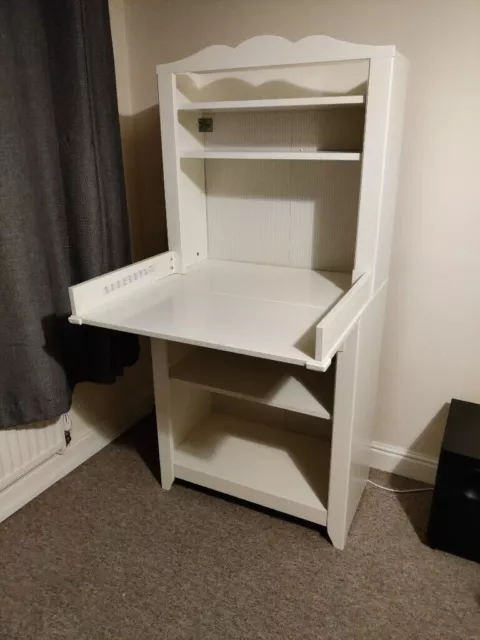 IKEA HENSVIK White change table and shelf cabinet with BONUS storage boxes!