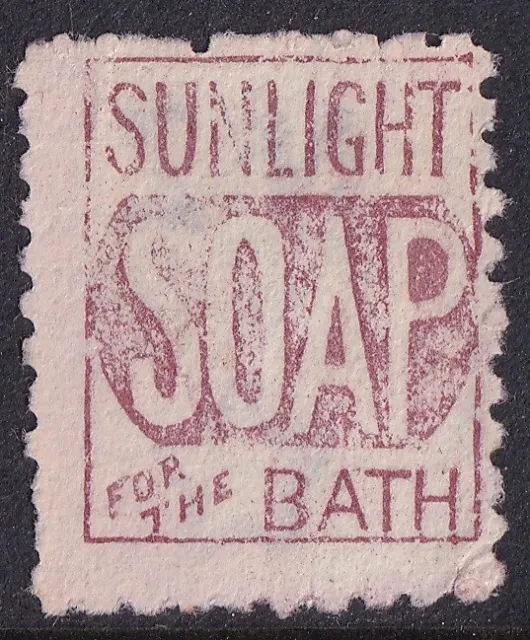NEW ZEALAND  ADSON ADVERT  "SUNLIGHT SOAP for the BATH" on QV 2d