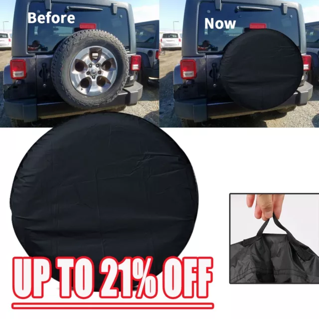 Universal Car Spare Wheel Cover Tyre Bag Waterproof  Cover Fit Van Caravan Truck