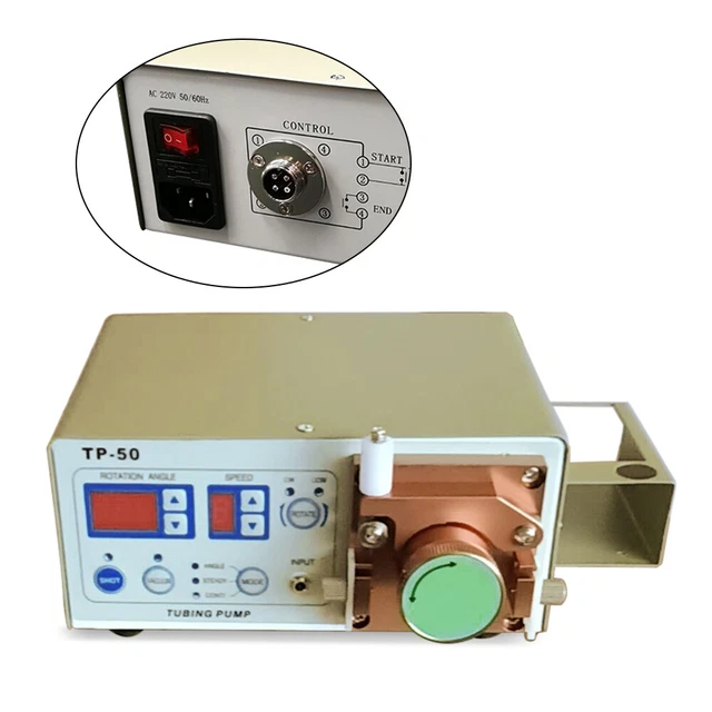 2 Modes TP-50 Peristaltic Glue Dispensing Machine  Tube Dispensing Pen USA