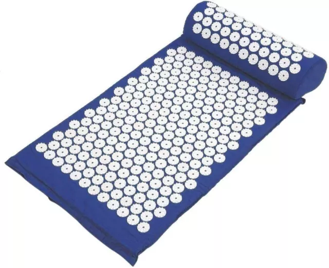 Body Massager Mat Yoga Acupressure Pillow Lotus Spike Back Pain Relief Massager 2