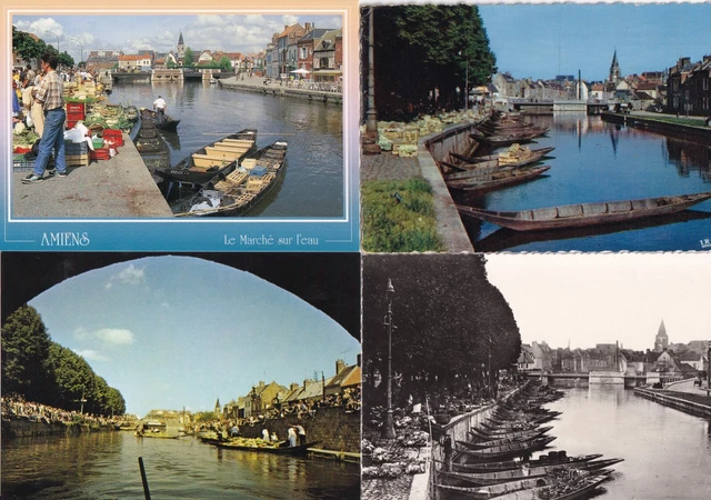 LOT DE 4 cartes postales anciennes postcards SAINT VALERY SUR SOMME 5