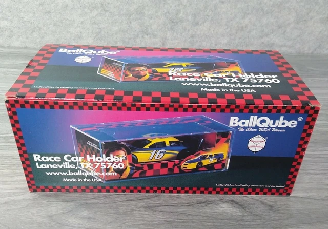 Ball Qube 1:24 Scale Race Car / Figure Holder NEW BallQube Plastic Display Case