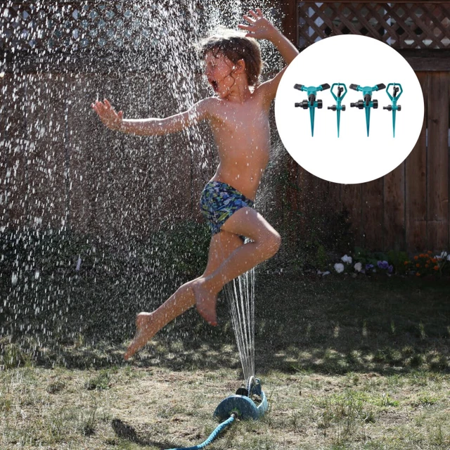 4 Pcs Lawn Tractor Sprinklers Garden Floor Outlet Sprinkler Spray Water