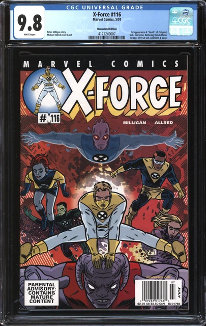 X-Force (1991) #116 Newsstand Edition CGC 9.8 NM/MT