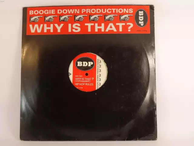 Boogie Down Productions Why Is That (A) 12"