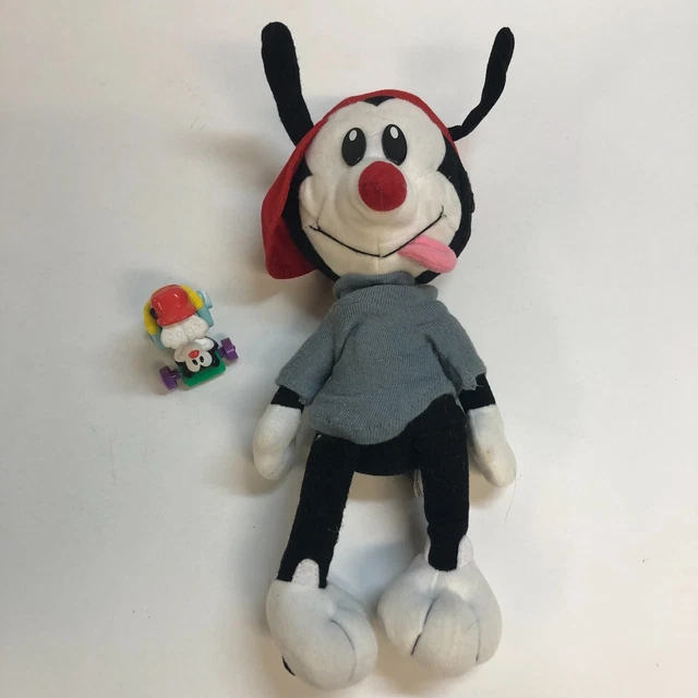 Animaniacs Wakko Plush Toy and Action Figure Toy Lot of 2 Pieces