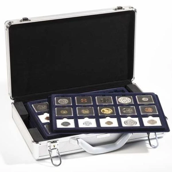 Valise CARGO L6, Pour 6 Plateaux Numismatique TAB Leuchtturm