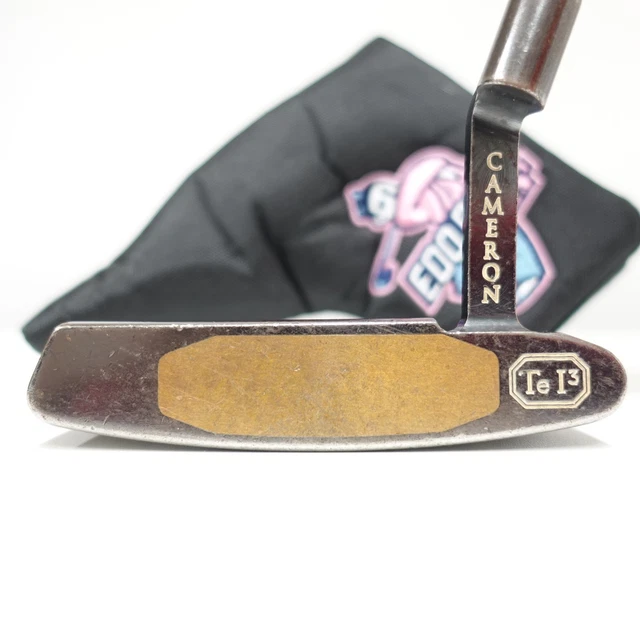 SCOTTY CAMERON Tel3 Teryllium Two Newport 35in Putter RH avec couvre