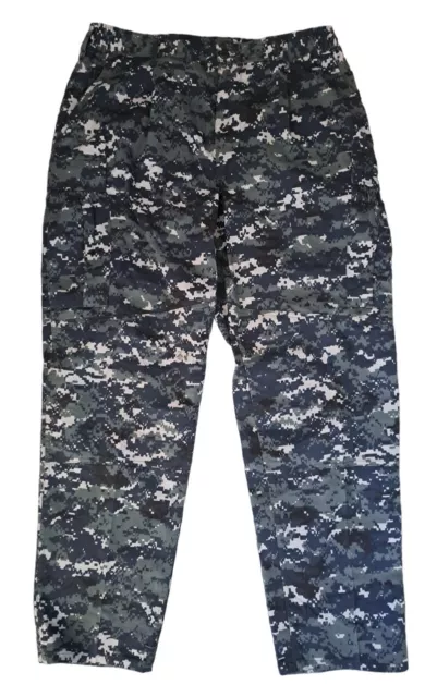 Original US Navy NWU Typ 1 blaue digitale Arbeitsuniformhose