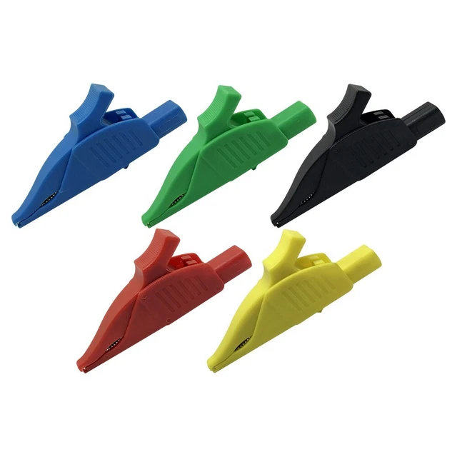 Clip in coccodrillo resistenti per connessioni sicure in applicazioni elettriche