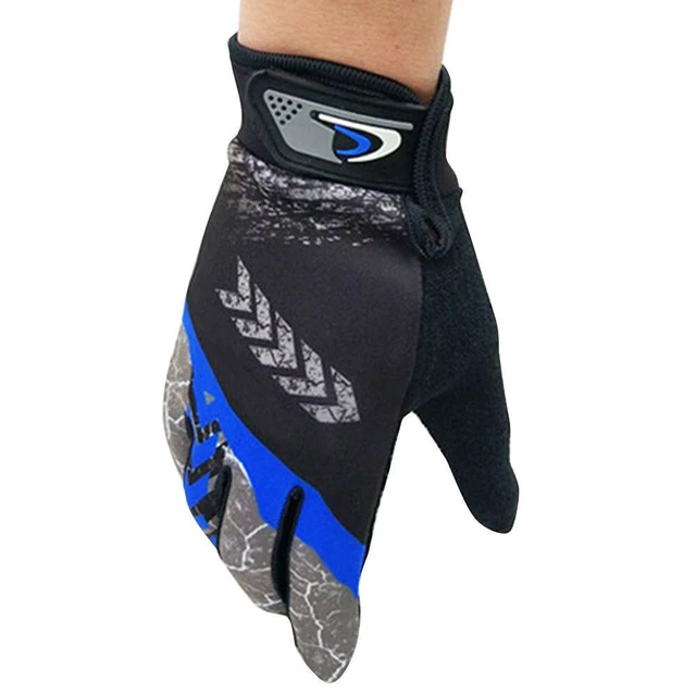 Guanti Da Ciclismo Pieno Dito Sport Bicicletta Bici MTB Corsa Per Uomo Donna