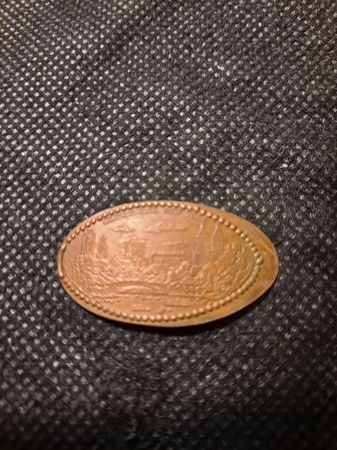 CENTRAL PARK NEW YORK ELONGATED PENNY TOKEN!    e9088UXX