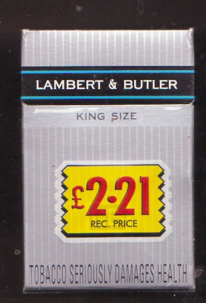 EMPTY PACKET 20 Lambert & Butler King Size J £27.00 - PicClick UK