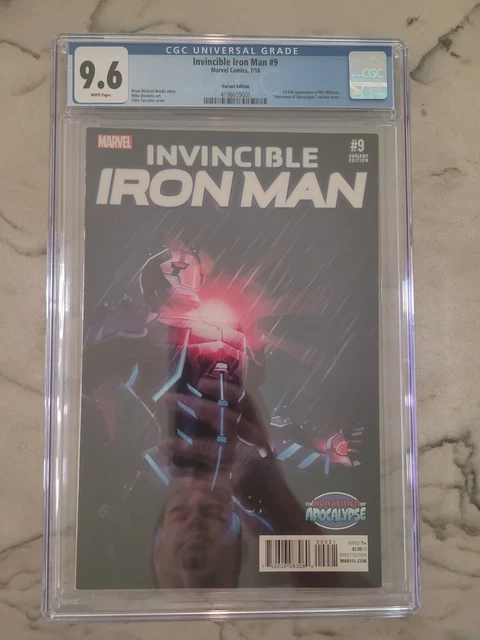 INVINCIBLE IRON MAN #9 CGC 9.6 VARIANT EDITION 1st RIRI WILLIAMS AVENGERS