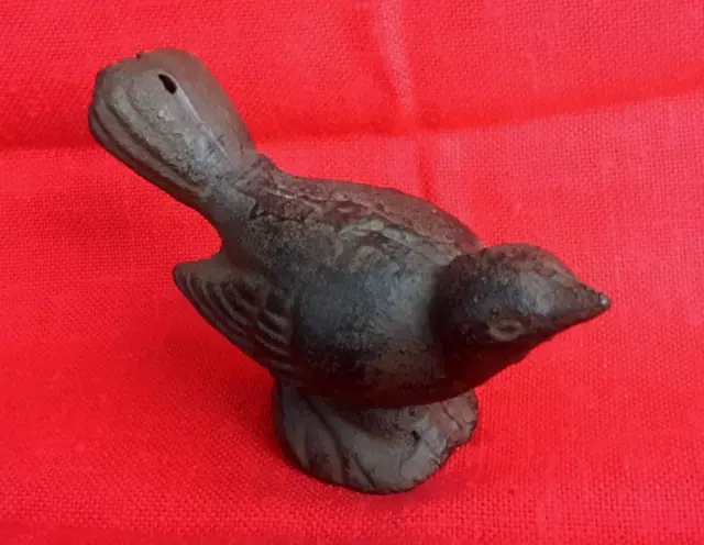 VINTAGE Figurine Bird cast iron USSR