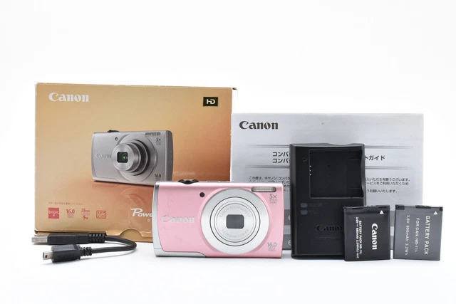 美品Canon PowerShot A2600 CPA2600 ピンク コンデジ Canon PowerShot A2600 Pink 16.0MP Digital Camera English