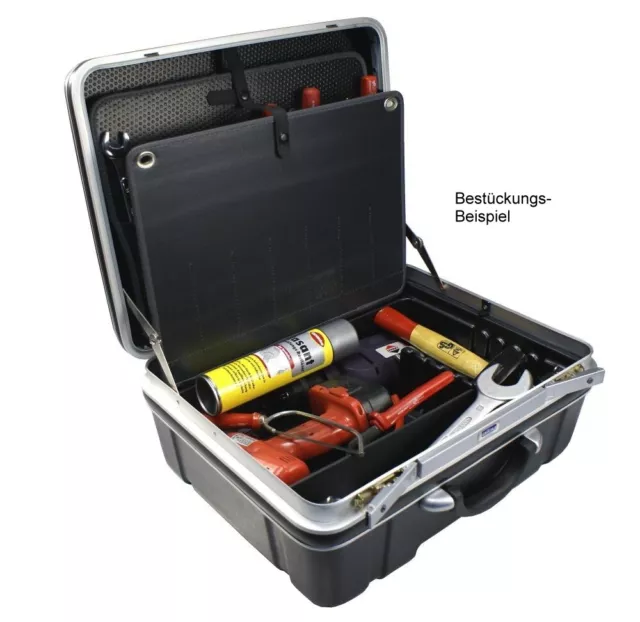 ABS Trolly Trolley Werkzeug Hartschalen Koffer kiste Kasten box Tool case 61180 2