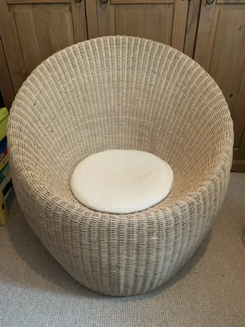 Vintage Habitat Mushroom Wicker Chair