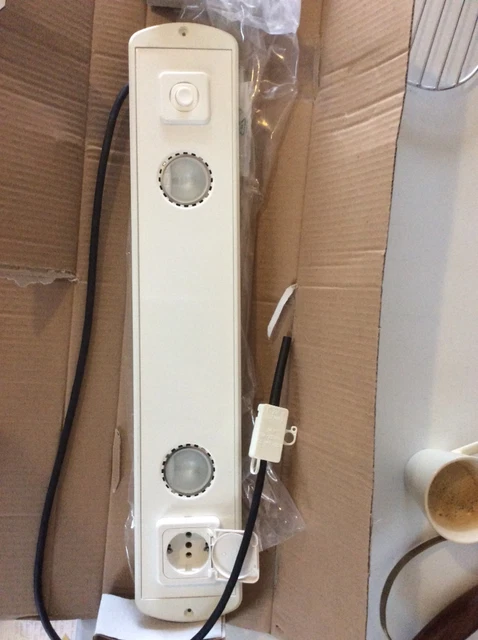 Luminaire mural et plafonnier ENALI - Blanc - Acier - Orientable - 2xGU10