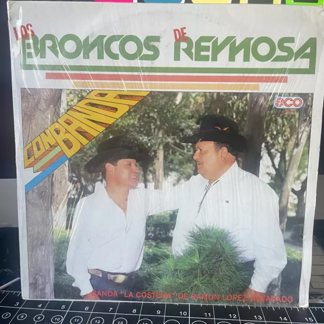 LOS BRONCOS DE REYNOSA /CON BANDA /  MEXICAN LP BANDA Vinyl Record