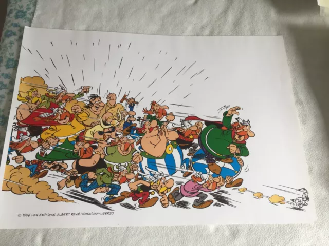 Sérigraphie Astérix en Hispanie Uderzo