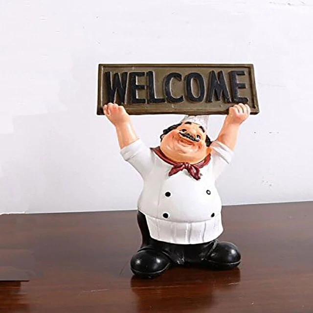 Cuisinier Chef Bienvenue à décorer les ornements  Maison de café