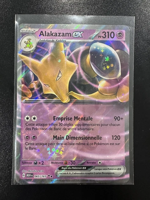 CARTE POKÉMON ALAKAZAM Ex 065/165 Pokémon 151 Neuve FR EV3.5 EUR 3,00 - Foto 6