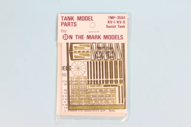 1/35 On The Mark Photoetch Detail Set For Kv-1 / Kv-2  Tanks - # Tmp-3504