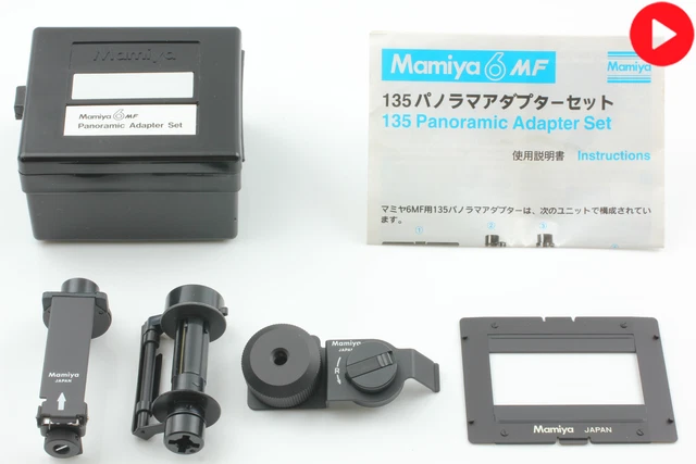 Video [Top MINT in Box]  New Mamiya 6 MF 135mm PANORAMIC ADAPTER KIT From JAPAN