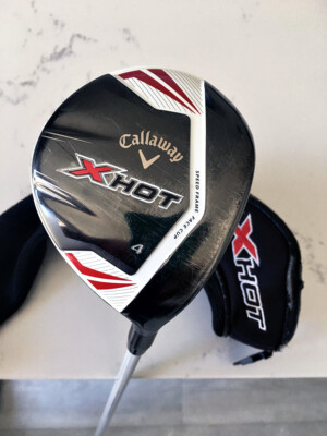 super lungo Club. splendide condizioni Reg Flex Callaway X Hot Fairway 4 legno 
