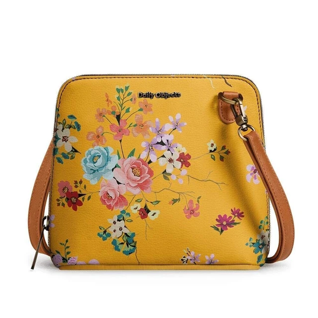 Hecho a Mano Trapecio Sling Crossbody Bolsa Con Duradero Vegano Piel Material B9