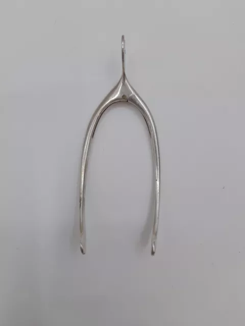 Antique Wishbone Sugar Tongs Sterling Silver English 1939 Hallmarked