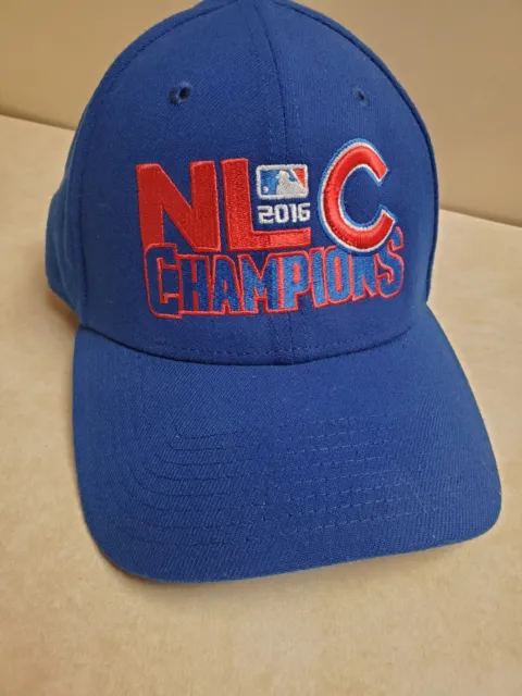 New Chicago Cubs 2016 NLC Champions Baseball Cap New Era Brand Medium-Large