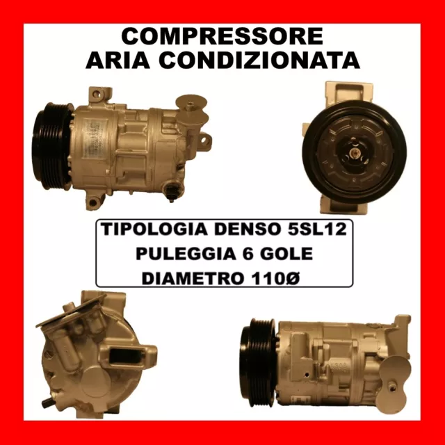 Compressore Aria Condizionata 13435 Fiat Bravo-Doblo-Punto-Sedici Mjet 71789110